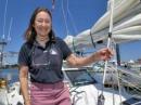 Amateur radio assisted Jeanne (Jan) Socrates, VE0JS/MM / KC2IOV, and her sailboat, the Nereida.
